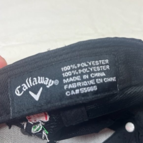 Callaway Golf Hat Big Bertha Odyssey Cap Strap Back Adjustable Black - Picture 12 of 12